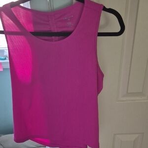 Women's Pink Sleeveless Top